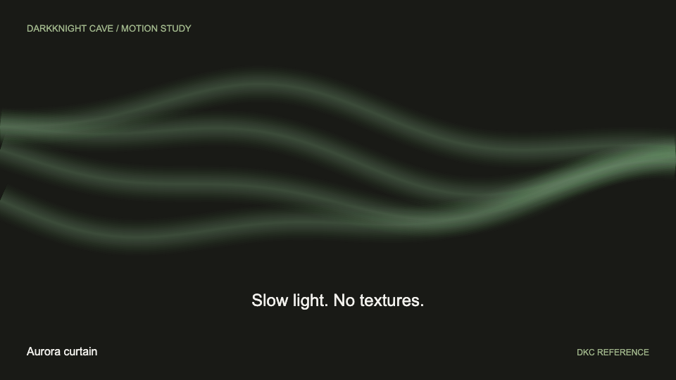 Aurora curtain, DKC reference still